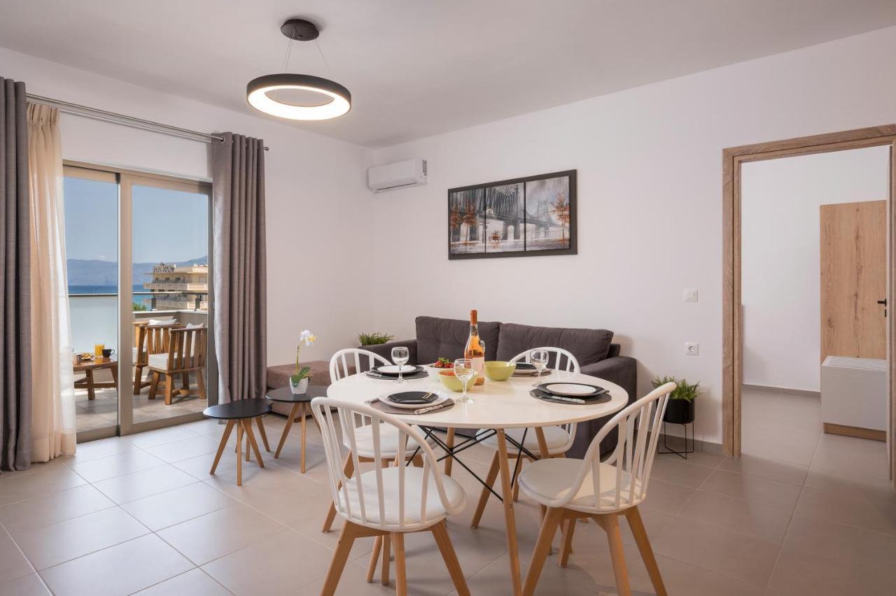 Indigo Blue Seaside Deluxe Apartments Kíssamos Dış mekan fotoğraf