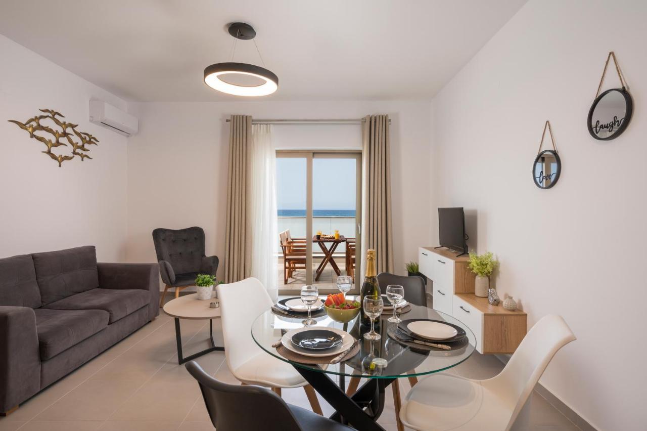 Indigo Blue Seaside Deluxe Apartments Kíssamos Dış mekan fotoğraf
