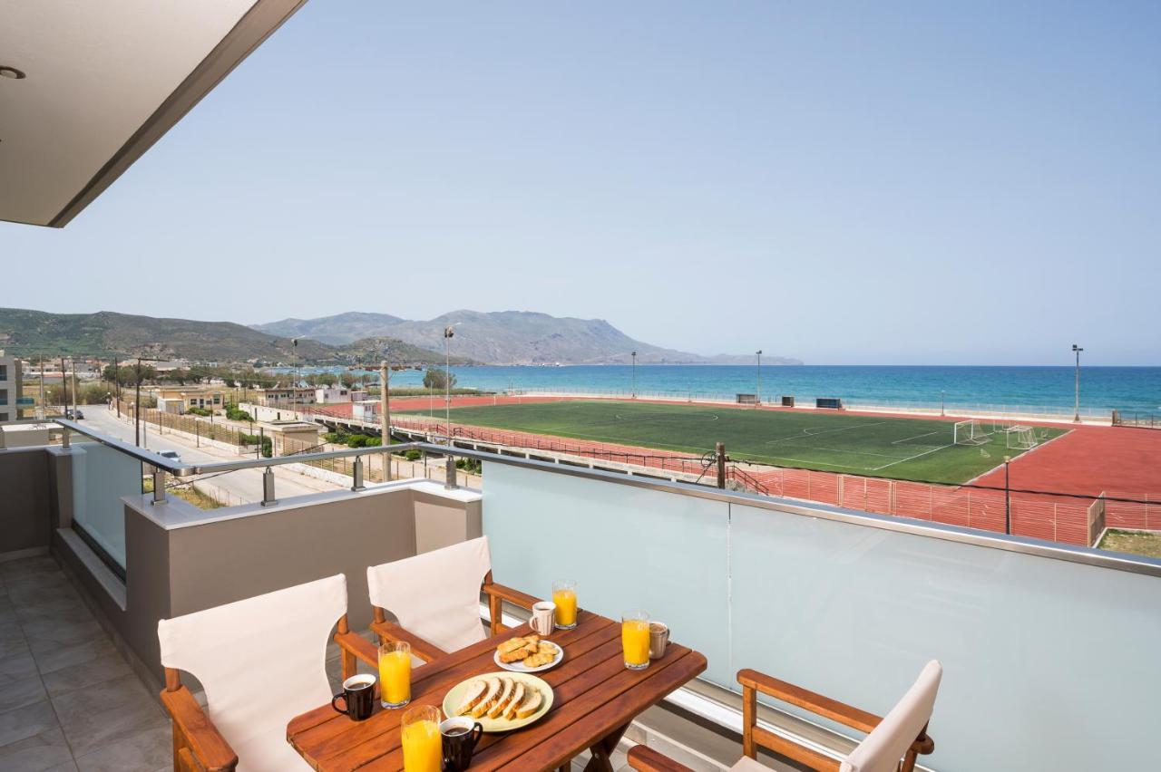 Indigo Blue Seaside Deluxe Apartments Kíssamos Dış mekan fotoğraf